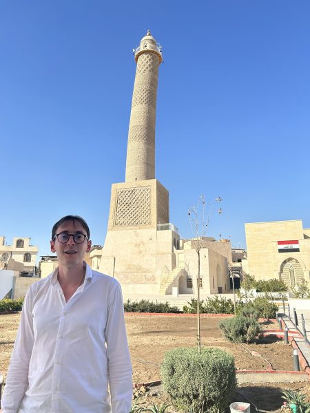 Joseph Tulloch at Mosul's Great Mosque of al-Nuri
